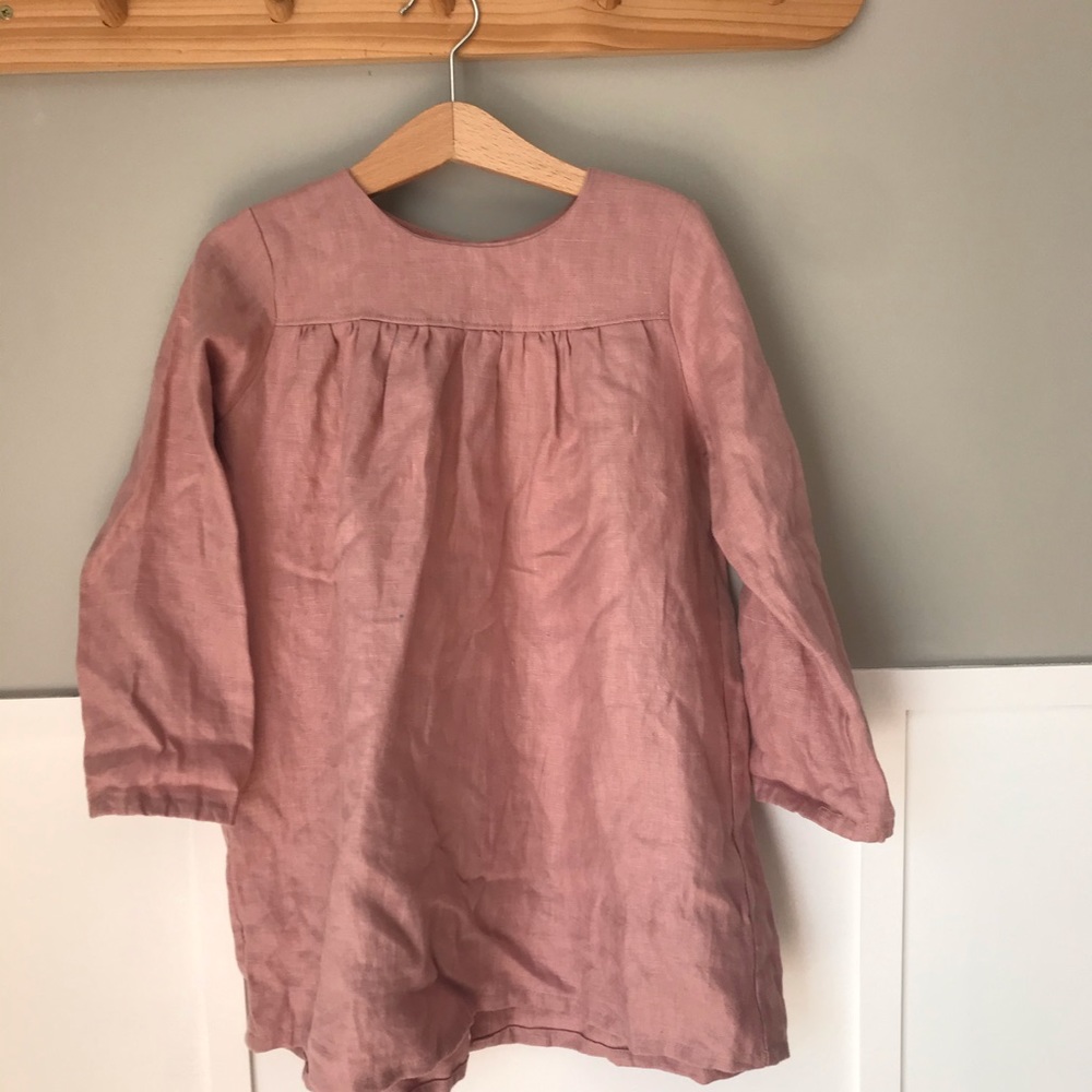 Girls linen dress
